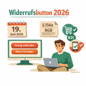 Widerrufsbutton ab 19.06.2026 Pflicht - B2C